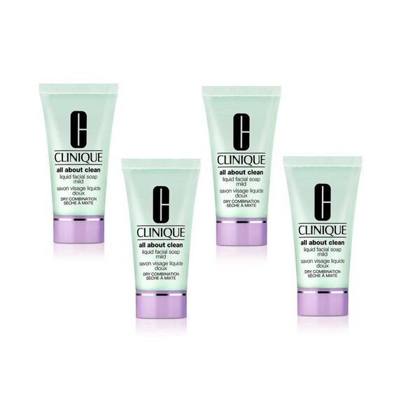 Clinique Other - CLINIQUE All About Clean Liquid Facial Soap Mild 1oz/30ml each Bundle of 4